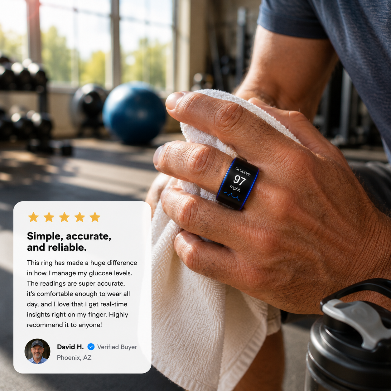 🎉 75% OFF Launch Offer🔥AuraNova™ G1 Non-Invasive Smart Ring