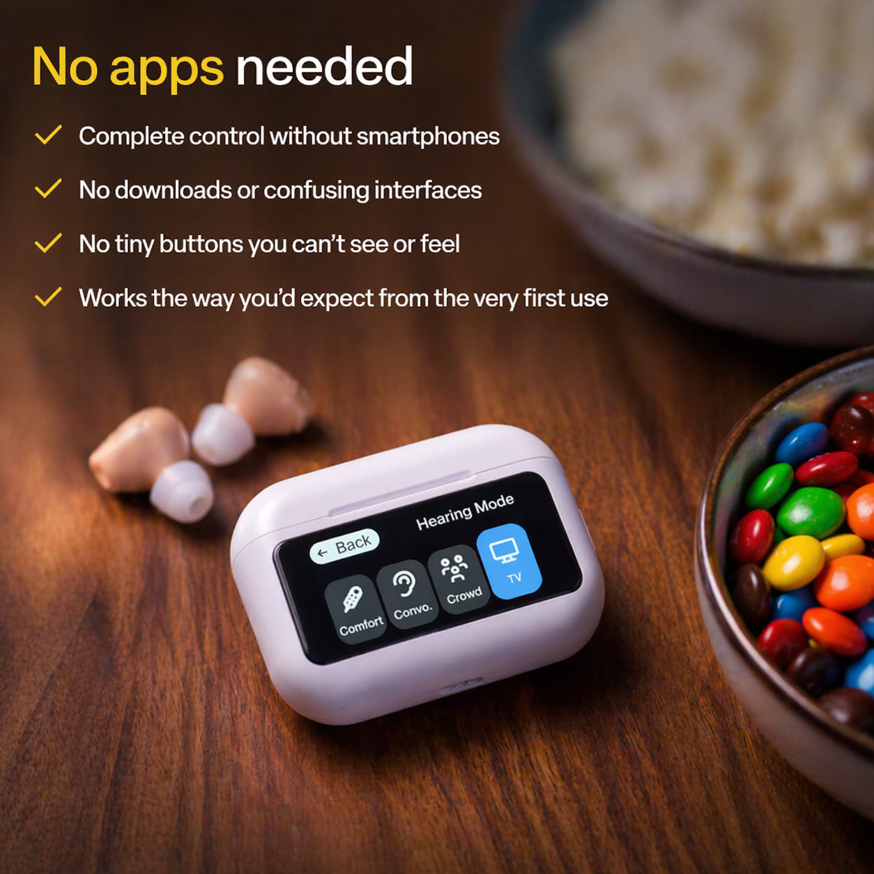 🔥 Final 2 Hours : Only Limited Stock Left🏆Pryxo® Atom X Smart Hearing Aids — Hear Clearly, Feel Confident Again 💖(Mayo Clinic Recommended）