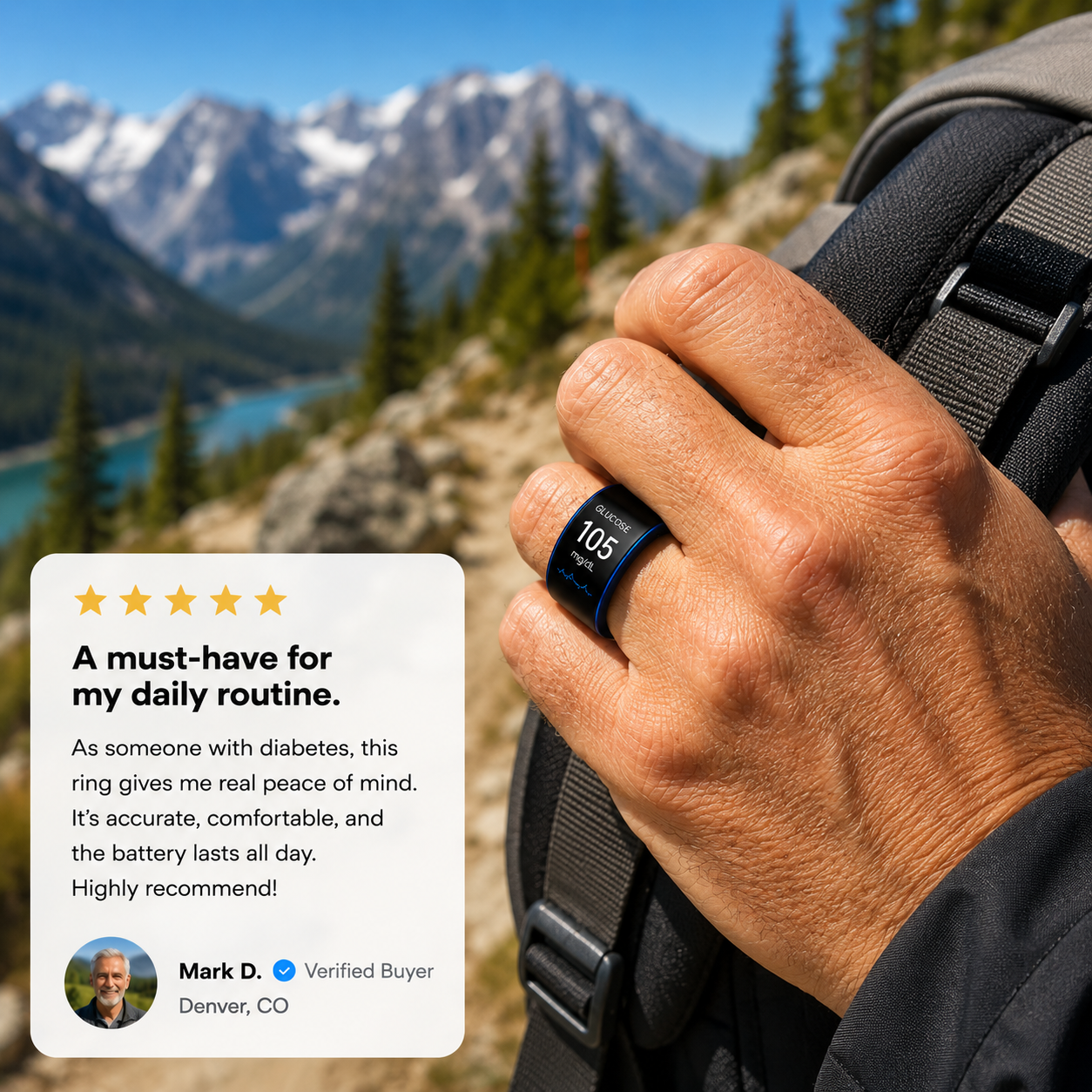🎉 75% OFF Launch Offer🔥AuraNova™ G1 Non-Invasive Smart Ring